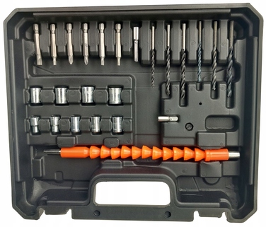 Акумуляторний шурупокрут Force Tools 24 V 5,40 Ah 28 Nm з 2 акумуляторами