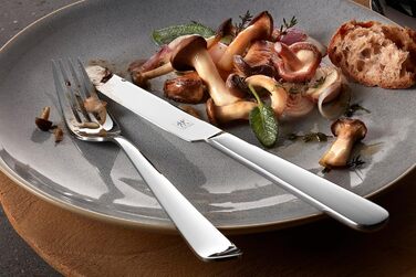 ZWILLING Swing Cutlery Set, 68-piece, for 12 people, 18/10 stainless steel, polished flatware, dishwasher-safe, Silver