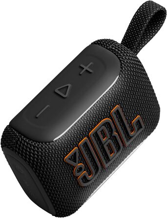 JBL GO 5: Портативна Bluetooth колонка, чорна. Водонепроникна, до 10 годин роботи, потужний бас