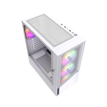 Корпус Gembird Fornax 4300 ARGB Midi Tower, білий