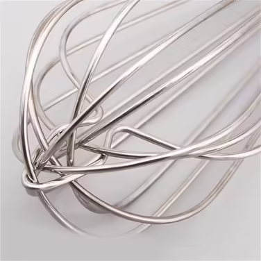 ZHANGXIAO Wire Whisk, Stainless Steel Used for Stirring Kitchen Baking Tools Balloon Whisk (Size: 37×8.5cm)