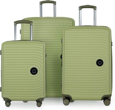 Чемодан Hauptstadtkoffer Mitte (Kiwi, Set S+M+L) – великий, 77 см, 130 л, TSA, 4 колеса, розширення об'єму