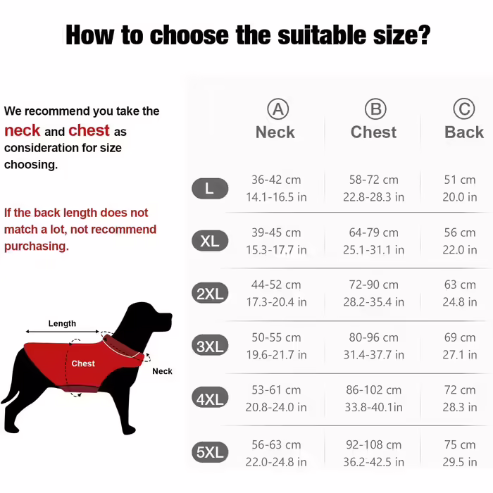 IREENUO dog coat, waterproof, XL, black