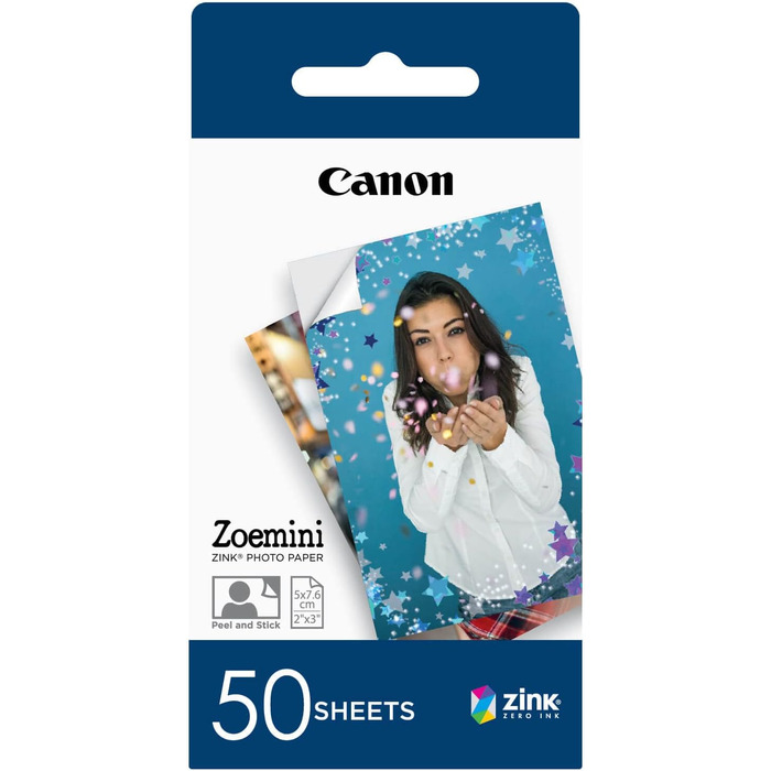 Canon Zoemini 2: Портативний фотодрук Bluetooth 5.0 (Рожеве золото)