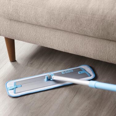 E-Cloth Deep Clean Mop Head, microfiber replacement for floor cleaning, ideal for hardwood, laminate, tile, and stone floors, washable and reusable, 4 pack