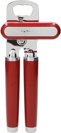 Кухонний відкривачка KitchenAid для консервів і пляшок, класичний, багатоцільовий, червоний Empire