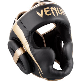 Захист голови Venum Elite чорного та золотого кольорів