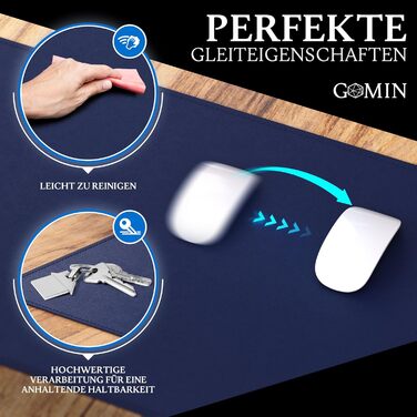 Килимок для столу GOMIN - PU шкіра, вологостійкий, протиковзкий, XXL (60x35 см)
