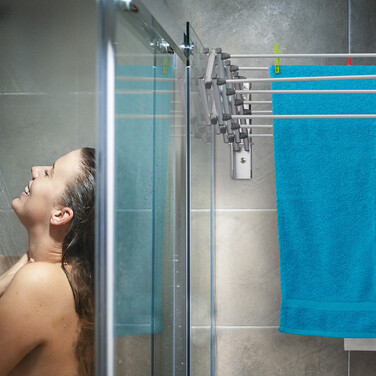 Relaxdays Clothes Rail Wall Mount