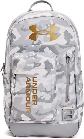 Under Armour Unisex Halftime Backpack Backpacks (White (100)/Metallic Gold)