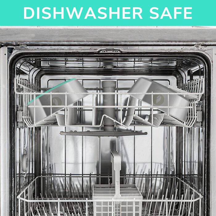 Миска для собак LumoLeaf з нержавіючої сталі, велика, 2 шт по 3000 мл, з неслизьким силіконовим дном, для великих і середніх собак, миска для води та корму, придатна для миття в посудомийній машині (подвійний набір)