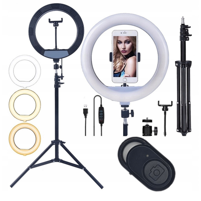 Кільцева LED-лампа Asato AS0702 RGB