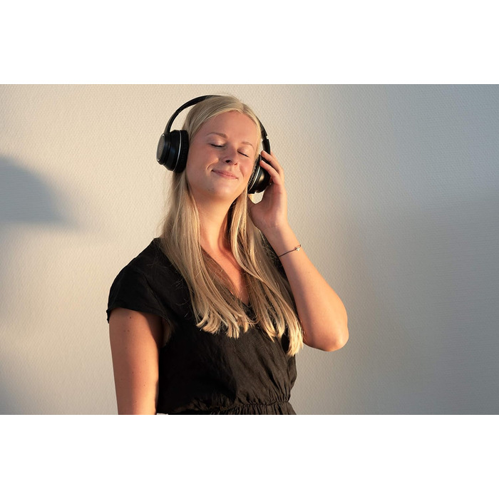 Навушники Bresser Bluetooth Over-Ear з мікрофоном для геймінгу та дзвінків, 3.5 мм, білий (чорний), до 8 годин роботи