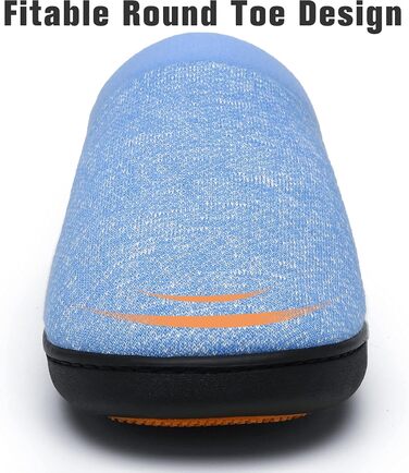 Тапочки домовиті жіночі Mishansha Herren з піною пам'яті, антиковзаючі, розмір 36-49 (Небесно-блакитний, 48 EU)