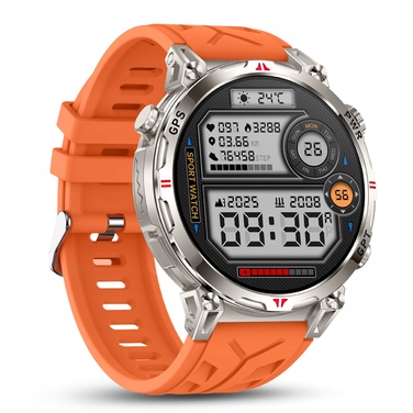 Смарт-годинник JG Smart JGR-93 з GPS, сріблястий