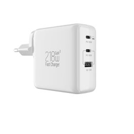 Зарядний пристрій USB 8 портів 100W з дисплеєм, швидка зарядка для iPhone 15/14/13/12/11 Pro Max, Samsung Galaxy S10/S9, Pixel 7/8 - білий