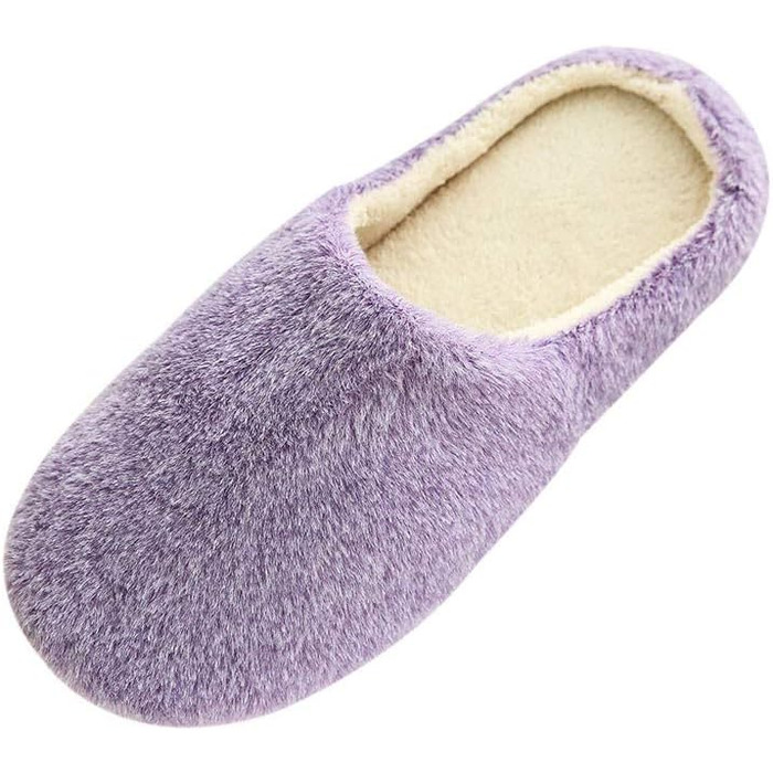 Жіночі плюшеві шльопанці, теплі фетрові тапочки-шльопанці, розмір 36-45, фіолетовий (Z011 Purple)