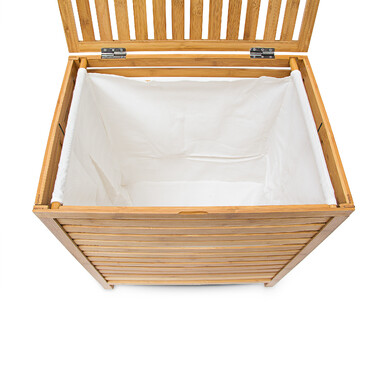 Relaxdays Laundry Chest Wood