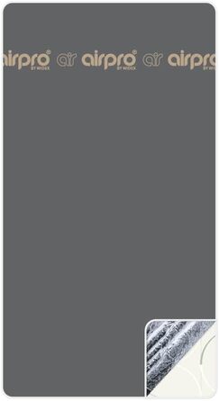 Airpro by Widex Giant Ironing Board Cover - 148x80 cm – 6 Layers! Extra Thick Padding & Durability – Ironing Board Cover for Your Table - Iron Faster and More Comfortably on Your Table Anthracite Giant Ironing Cover