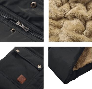 Чоловіча термо-кофта KEFITEVD для полювання та роботи, чорна, без рукавів