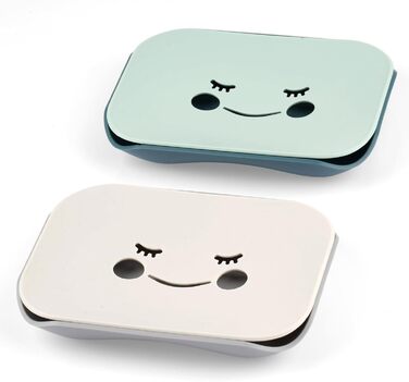 Набір з 2 мисок для мила з піддоном: милотримач для душу, мильниця для ванної кімнати та кухні