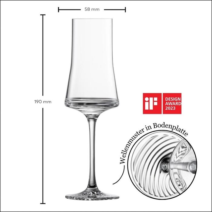 Набір келихів для вина Zwiesel Glas Allround Echo (4 шт.), німецька якість, Tritan-кришталь, для миття в посудомийній машині