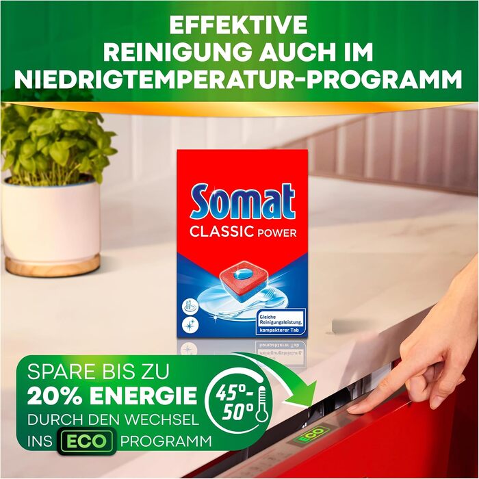 Таблетки для посудомийної машини Somat Classic Power kompakte, 172 шт
