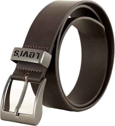 Чоловічий/Жіночий ремінь Levi's Ashland Metal, коричневий (1 шт.)