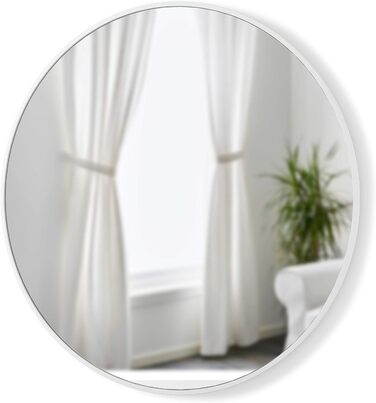 Дзеркало настінне Umbra Hub, 61 см, кругле, біле