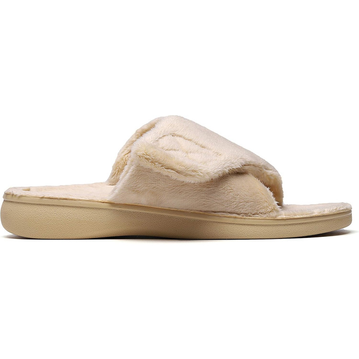 SOLLBEAM Домашні тапочки з підтримкою склепіння стопи, ортопедичні п'яткові чашечки, сандалії для жінок (44.5 EU, Apricot01)