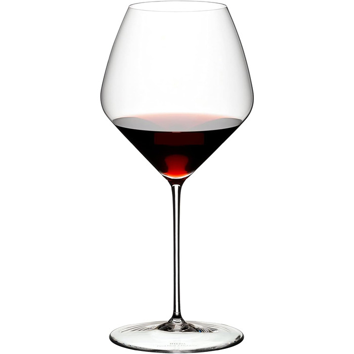 RIEDEL Veloce Pinot Noir/Nebbiolo Wine Glass Set, 2-Piece, Crystal Glass, premium machine-made