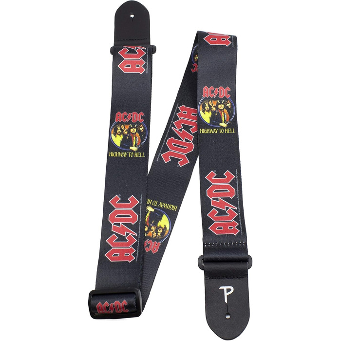 Гітарний ремінь Perri's Leathers LPCP-8014 ACDC з поліестеру, 2 дюйми