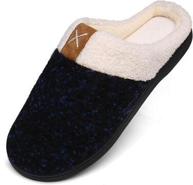 Тапочки зимові Mishansha для чоловіків та жінок, утеплені, з пам'яттю, плюшеві, блакитні, 42/43 EU