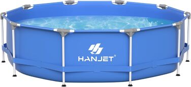 Басейн сталевий каркасний блакитний 305x76 см для дачі та саду