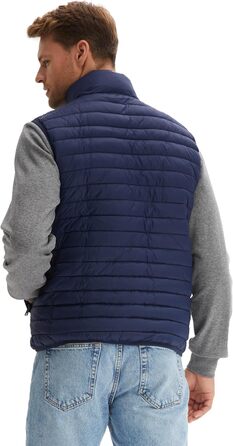 Степова жилетка Morgenstern для чоловіків, тепла зимова жилетка з синтетичного пуху, блакитна (XL)