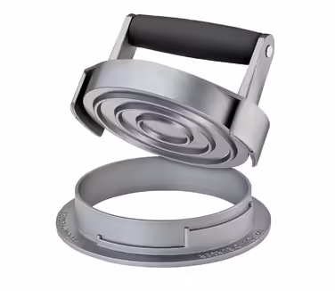Küchenprofi Hamburger Press TRIO BBQ, Burger Press with non-stick coating for easy patty release, Burger Maker with adjustable height for 3 different burger sizes