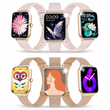 Жіночий смарт-годинник JG Smart JGS-03, золотий