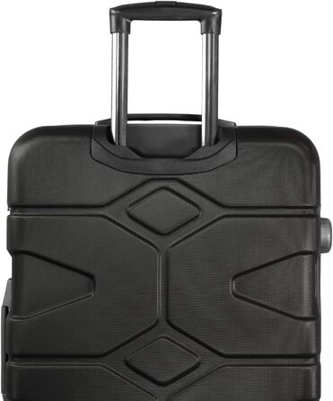Набір валіз X-Kölln (S, L) - 2 шт. Чорний матовий, з TSA замком. Валіза-трольлей, Rollkoffer, валіза для подорожей