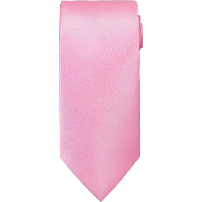 Набір краваток Tie G U Style (5 шт.) у подарунковій коробці: однотонні краватки, сатинова метелик, кишеньковий хустинка, реверс, краваткові застібки (рожевий)