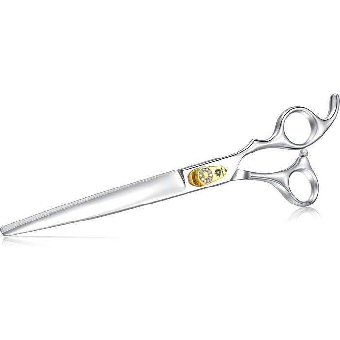 Професійна ножиця для грумінгу собак та котів Dream Reach 8 дюймів, 440C нержавіюча сталь, ергономічна ручка, регульований гвинт