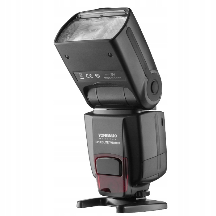 Спалах Yongnuo YN-560 III: дальність 58 м, регульована головка та дифузор