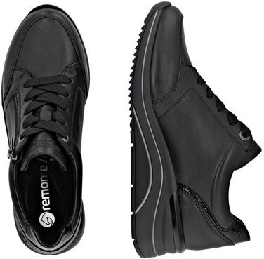 Жіночі кросівки Remonte D0T03, чорні, широкі, водонепроникні, розмір 41 EU