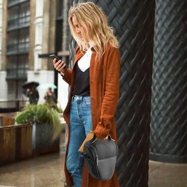 Чохол для камери HIUOUIH: сумка для дзеркальної фотокамери, системної камери, 26 x 19 x 15 см, чорний