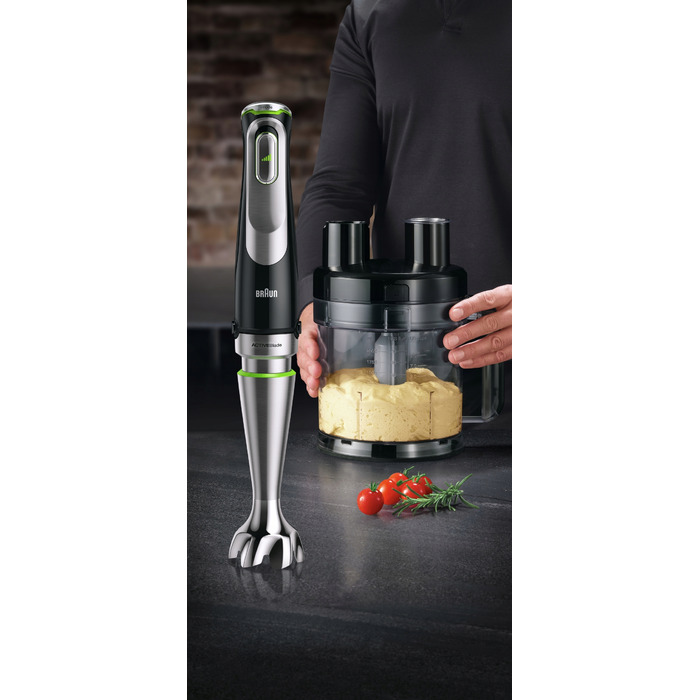 Занурювальний блендер Braun MultiQuick 9 MQ9187XLI 1200 Вт, чорний