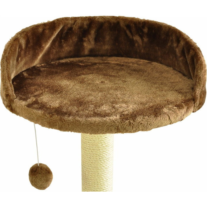 Nanook Kratzbaum Liegeplatz Top for Strong Cats - Size XXL - 46 cm Ø - Beige (Light Brown)