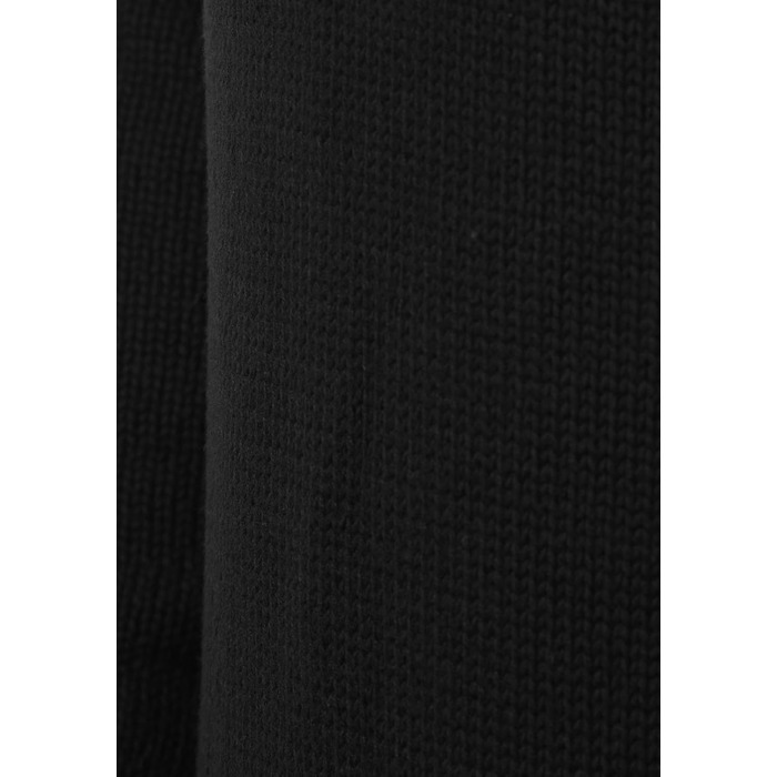 Чоловічий кардиган SDPoul з грубої в'язки, з начосом, з коміром-стійкою, з бавовняної суміші, Regular fit, чорний (9000)