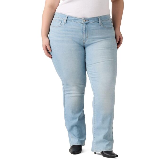 Джинси Levi's Classic Straight Eternal Indigo Light (стрейч), розмір 37 Plus