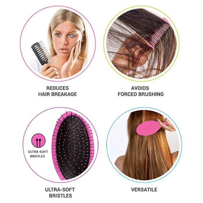 WET BRUSH Pro Detangler Зелений: професійна щітка для розчісування мокрого волосся (1 шт.)