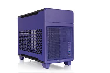 Корпус Thermaltake Mini-ITX TR100 Future Dusk: 18.4л, Dual-Chamber, PCIe 4.0, підтримка AIO 280мм, тихий Airflow