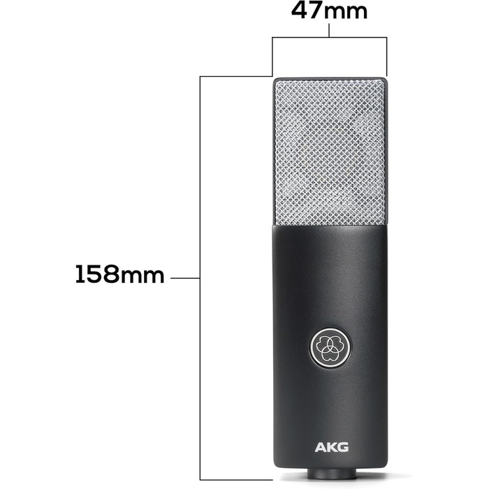 Мікрофон конденсаторний AKG C114 – професійний студійний мікрофон з великою діафрагмою для вокалу та інструментів